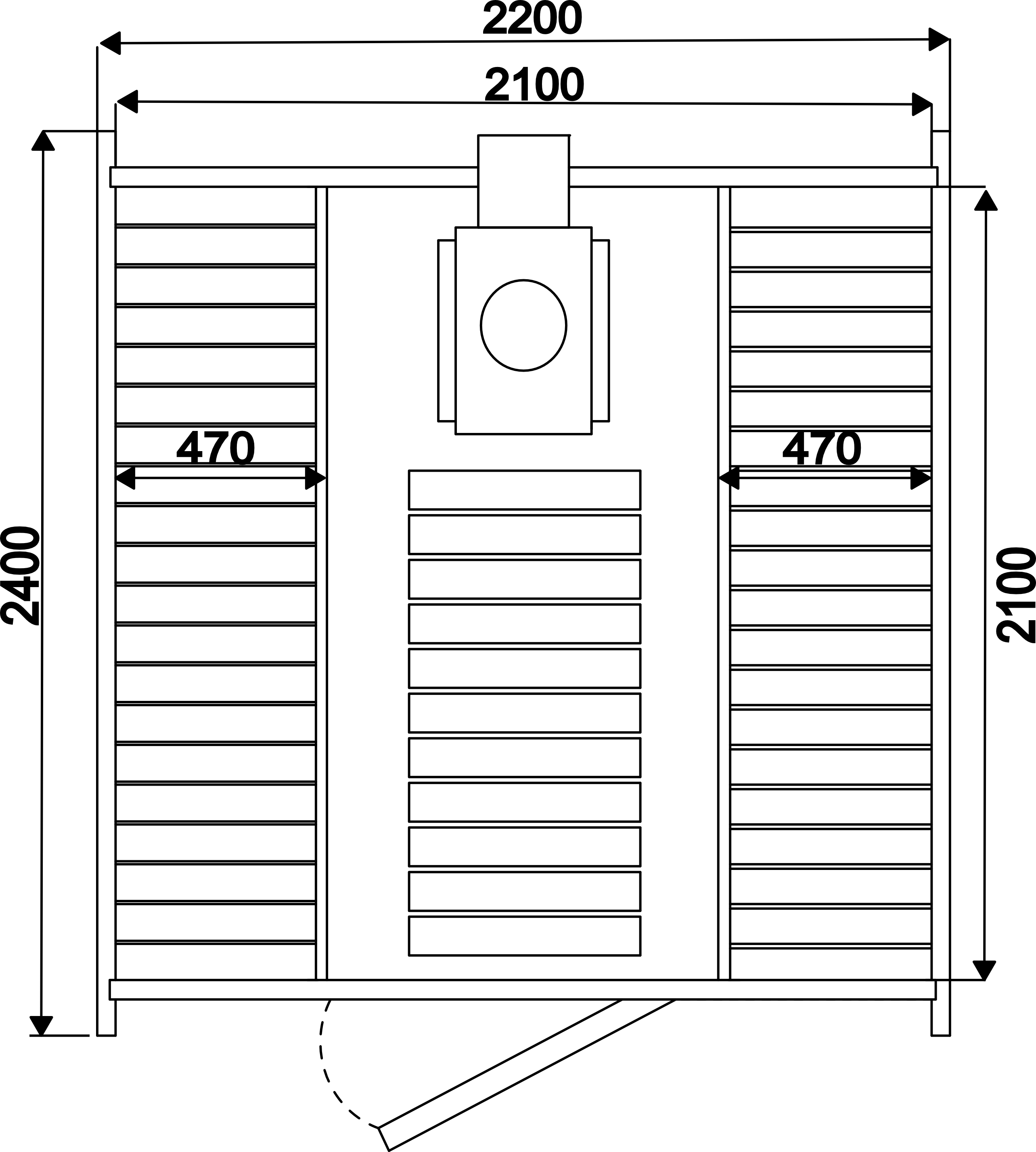 Schemat sauny