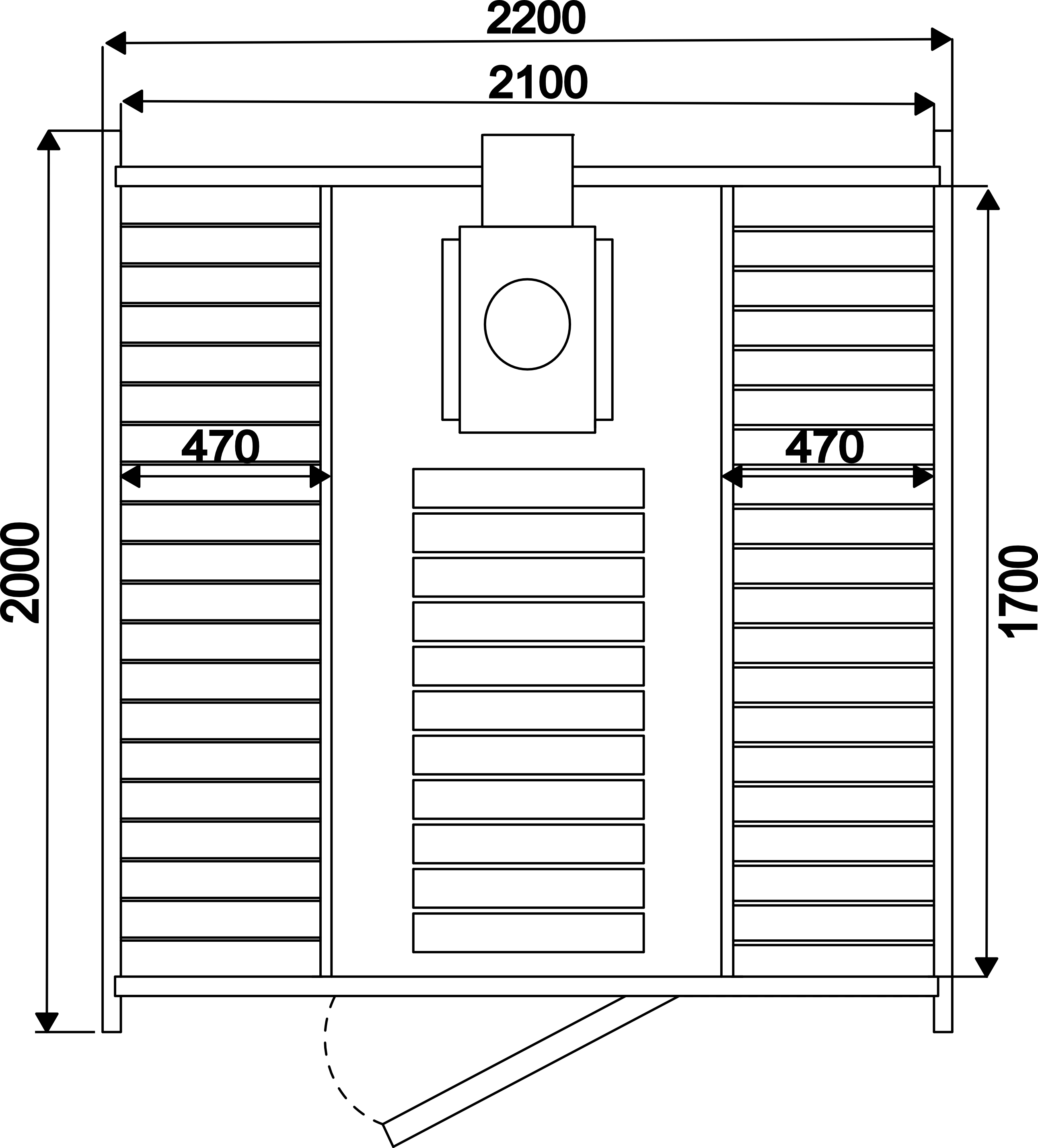 Schemat sauny