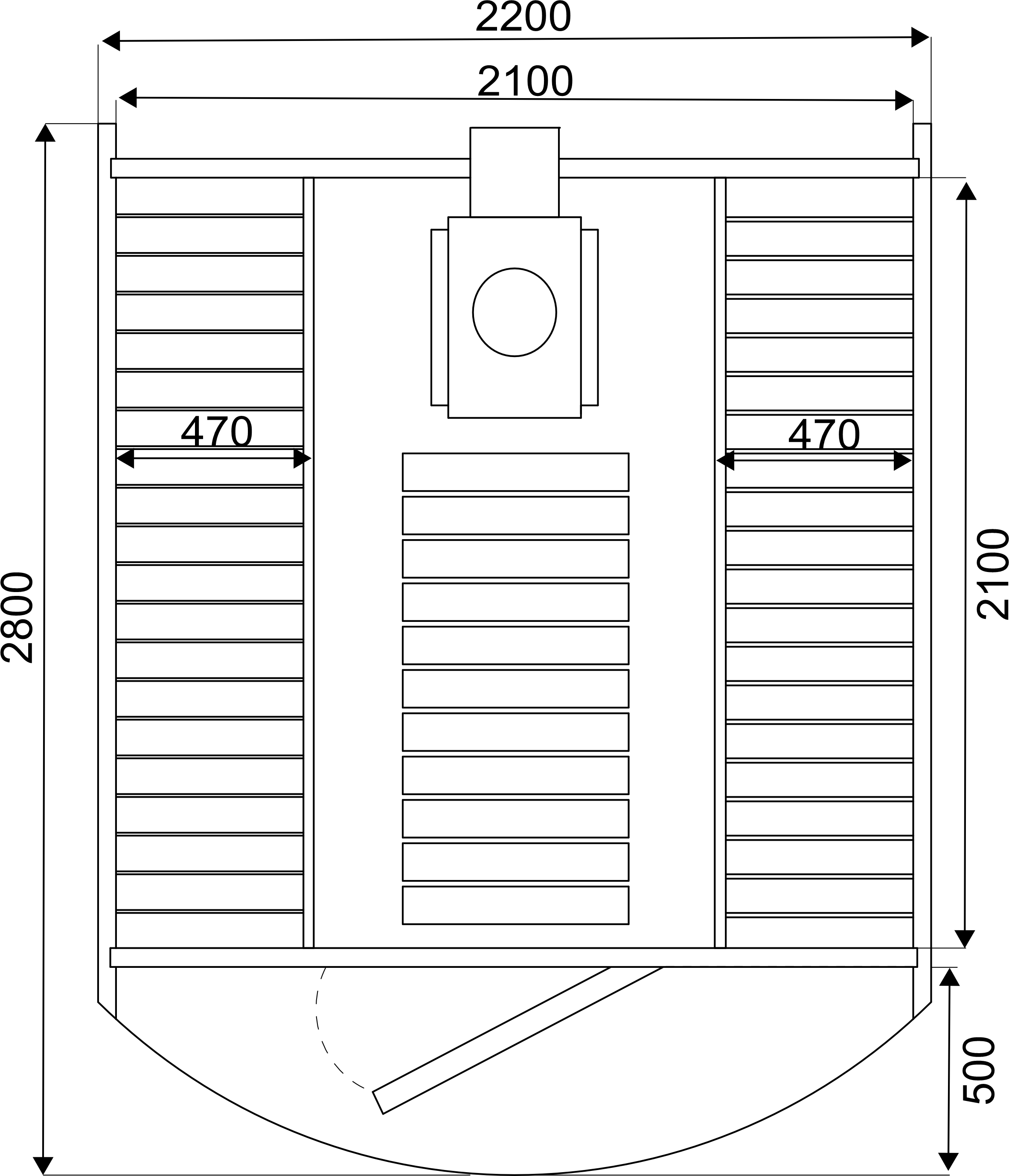 Schemat sauny